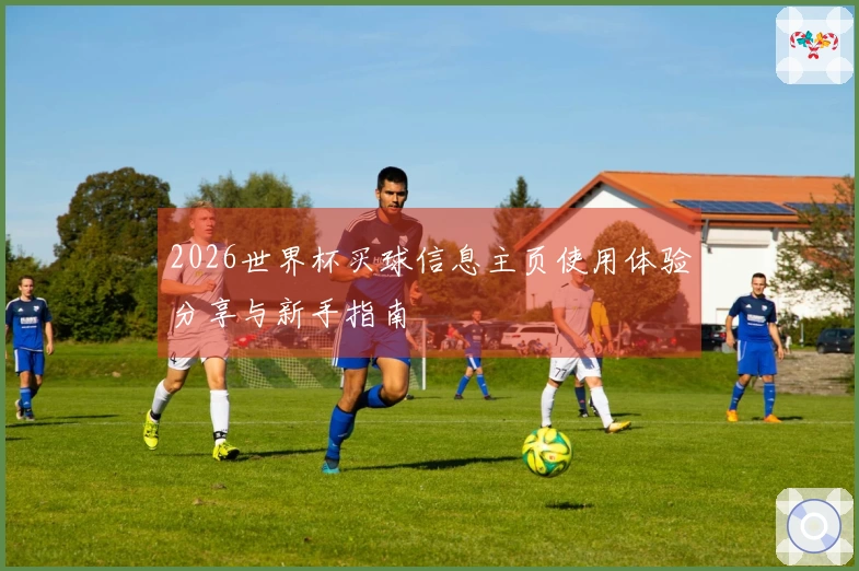 2026世界杯买球信息主页使用体验分享与新手指南